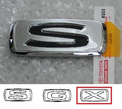 TOYOTA JAPAN X GENUINE EMBLEM INFINITI NISSAN HONDA J  