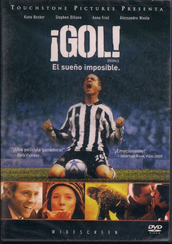 Gol / Goal DVD NEW Kuno Becker Anna Friel Factory Sealed  