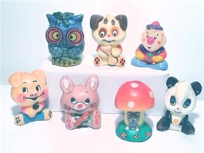 JAPAN DEE LITE FULS by PAULA 1972 ANIMAL CANDLES NMC  