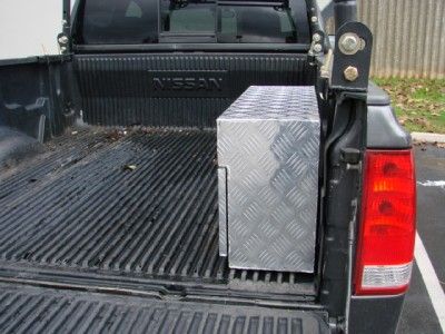 ALUMINUM TRUCK PICKUP TRAILER RV TOOL BOX PORK CHOP WHEEL WELL STORAGE 