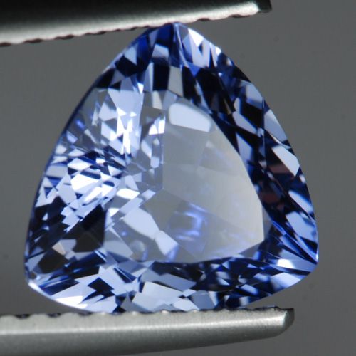   03CT Flawless Bright Purple Blue Trilliant Cut Tanzanite $1NR  