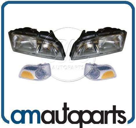 Volvo C70 S70 V70 Headlights Headlamps & Corner Marker Parking Light 