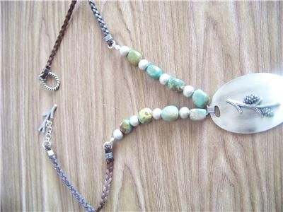 NEW BIG SKY SILVER JEWELRY PINE BOUGH NECKLACE SALE  