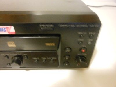 Sony Dual Deck RCD W10 CD Recorder Burner CD R/CD RW w/ 4x speed 