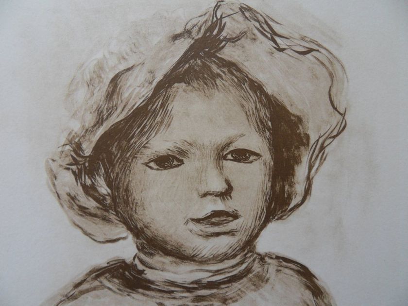 Auguste RENOIR   LITHOGRAPHIE originale # Mourlot 1951  