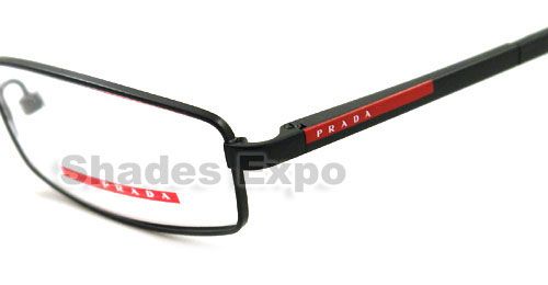 PRADA EYEGLASSES SPORT RX VPS 52A BLACK VPS52A 1BO 101  