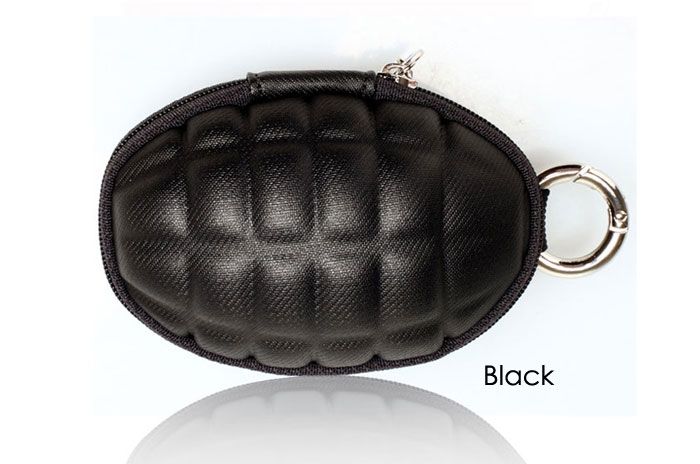 New Tough Rare Punk Grenade Shape coin wallet key purse  