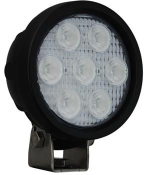 Round Utility Market Work Light 7  3 Watt LEDs 40°  