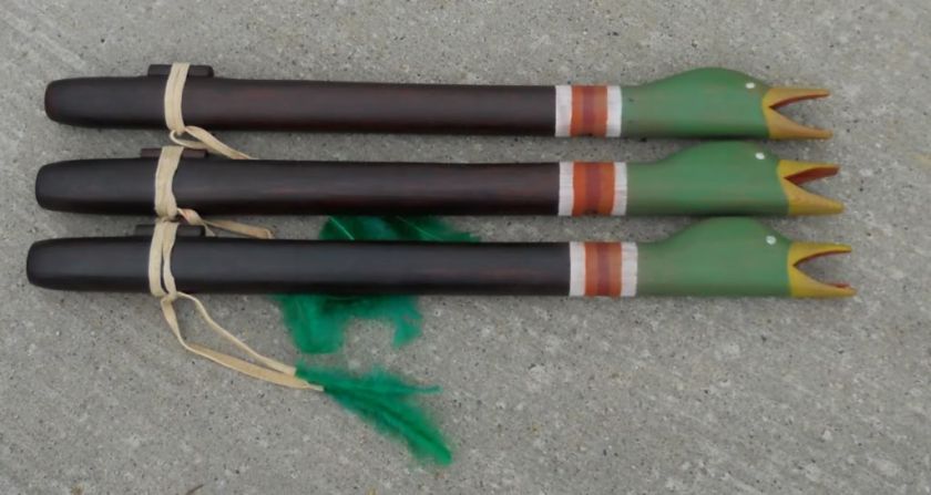 Native American style flute, Richard Foolbull replica  