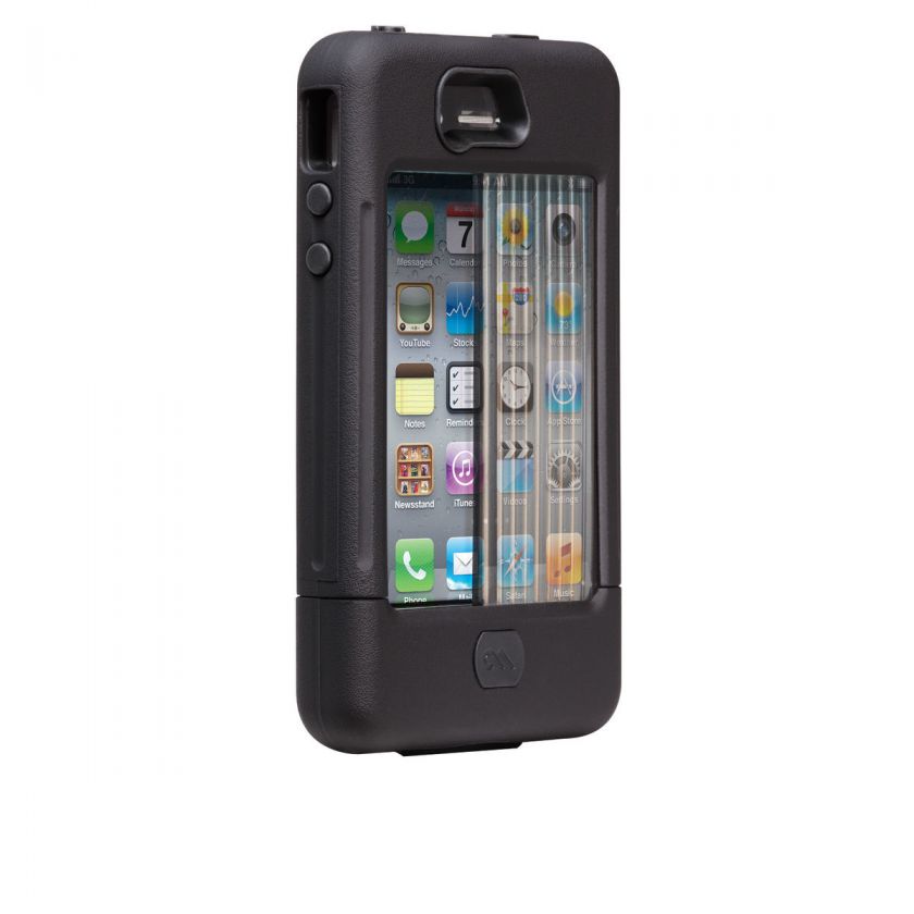 iPhone 4/4S Case mate ALL BLACK Tank case  