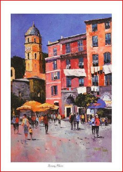 James Pratt VERNAZZA PLAZAL/E Giclee/Canvas List$1400  