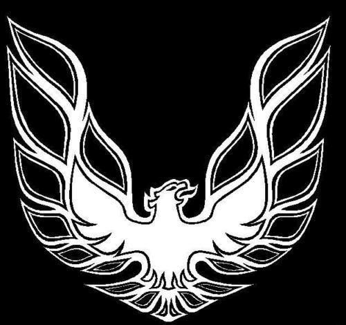 Firebird Trans Am Bird hood vinyl sticker Decal car 520  