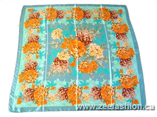 NEW LARGE SILK SQUARE SCARF/BANDANA/HANDKERCHIEF  