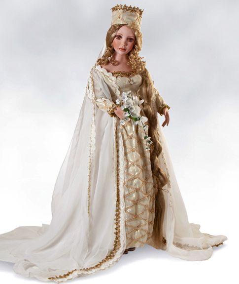 Almost 3 Feet Tall Rapunzel Fairy Tale Bride  