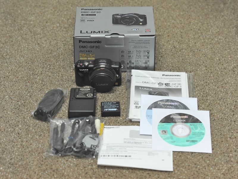 Panasonic LUMIX DMC GF3K Digital Camera Kit w/14mm lens 5025232637393 