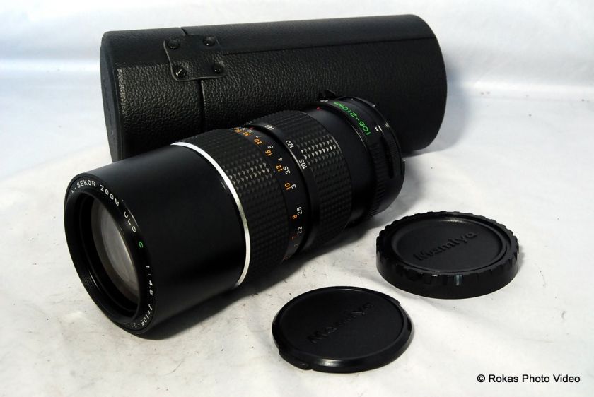 Mamiya 105 210mm f4.5 Lens ULD 645 Sekor C zoom  