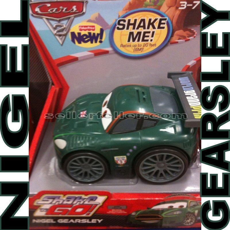 NEW Disney Pixar CARS 2 Shake N GO   NIGEL GEARSLEY  