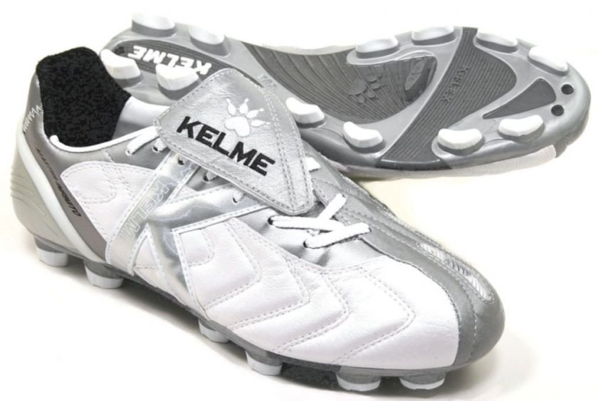 NEW Kelme Master Infinito TRX Soccer Cleats, Silver  