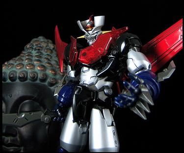 MAZINGER Z 1969 FEWTURE CHOGOKIN DIECAST JET SCRANDER IRON BLADE FLAME 