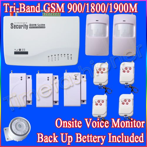   Security Burglar Alarm System Auto Dialing Dialer SMS Call SIM  