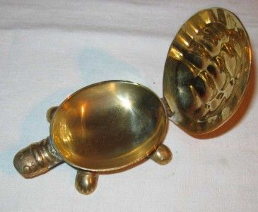 Brass Tortoise Turtle Trinket dish G  