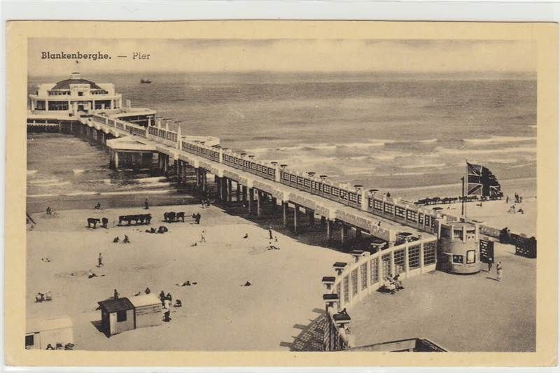 old postcard blankenberge l estacade  