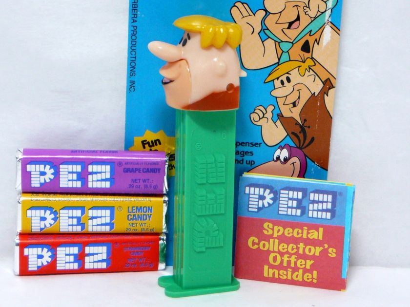 Vintage Pez Flintstones Barney Rubble Hanna Barbera  