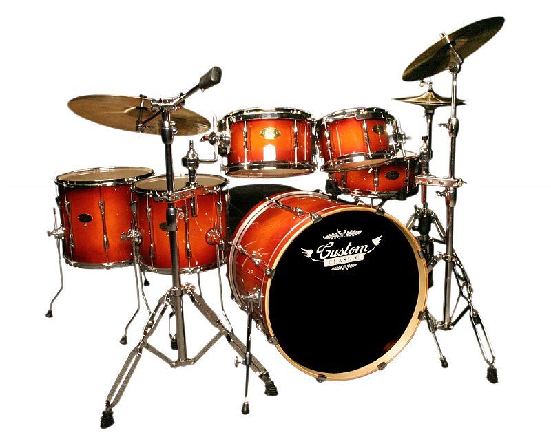 Custom Classic Pro Birch Hybrid 6 PC Drum Set B Stock  