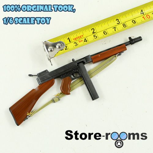 B36 21 1/6 Dragon WWII   Thompson Submachine Gun  