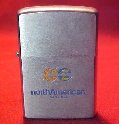 1974 ZIPPO LIGHTER NORTH AMERICAN VAN LINES  