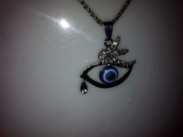   & Cleansing Necklace. Evil eye pendant cast 2x Power & Energy  