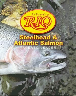   & ATL.SALMON TAPERED LEADERS 9 12LB 3 PACK     