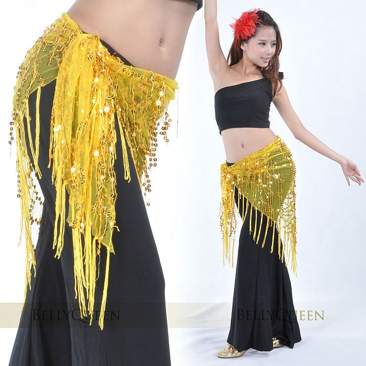 Wholesale 5X Belly Dance Costume Hip Scarf Wrap #CW  