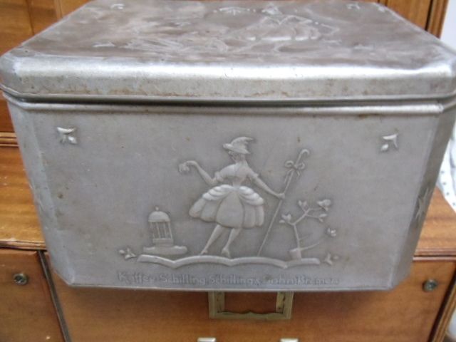   Coffee TIN Coffee/Kaffee Schilling Schilling Bremen GERMANY Breadbox