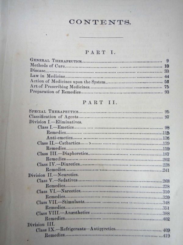 1885 antique MEDICAL DOCTOR LEATHER BOOK medicine 748pg QUACK 