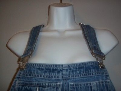 GAP denim short overalls sz M cute  