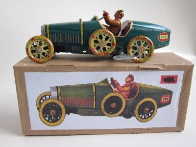   PAYA repro vtg WIND UP Grand Prix Racer Race Car retro Tin New in Box