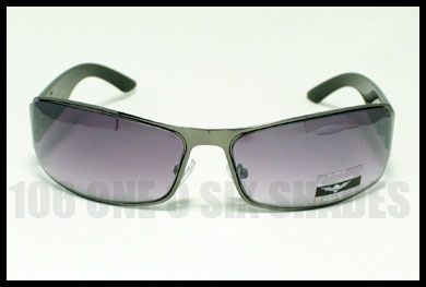   Designer Sunglasses for Men Skull Gun Metal Frame with Black New