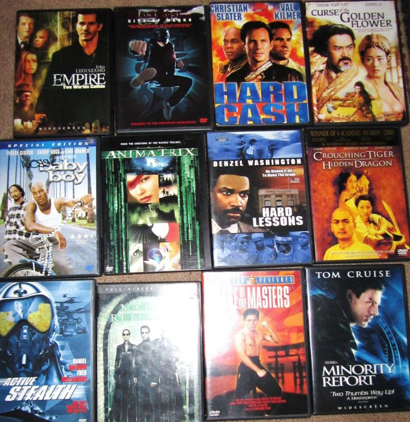 Huge Action DVD LOT Black Mask 2, Rage of the Masters, Empire 