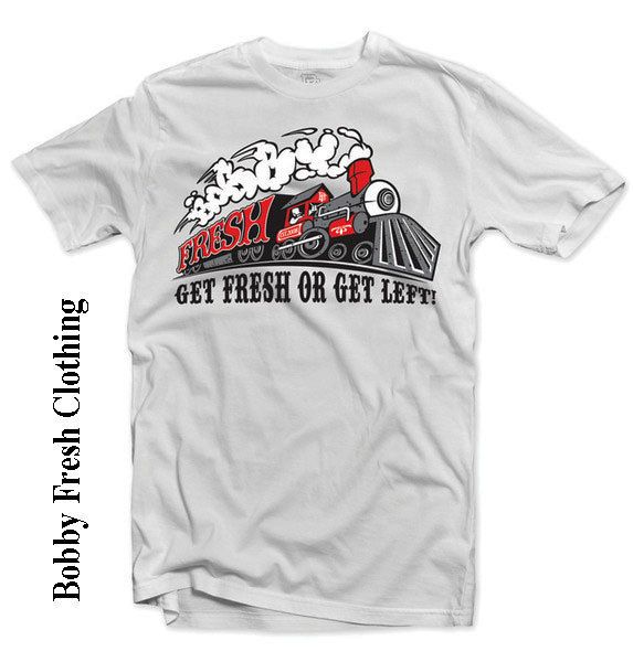 BOBBY FRESH SUPREME GET LEFT TRAIN SHIRT  