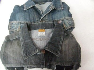   Size Lot of 2 Denim Blue Jean Jackets 3X 22 24 Boom Boom Jeans  