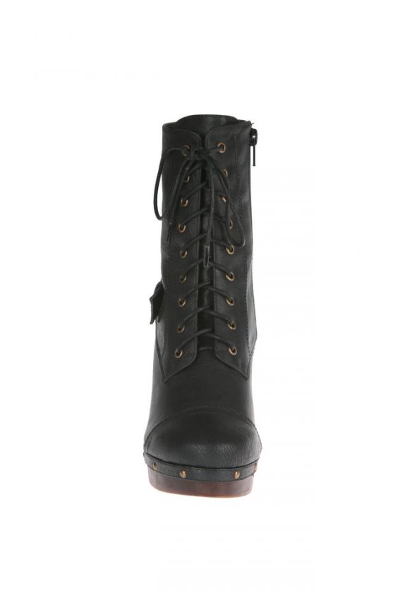 Sweet Beauty tank 02 wood bottom mid calf combat boot  