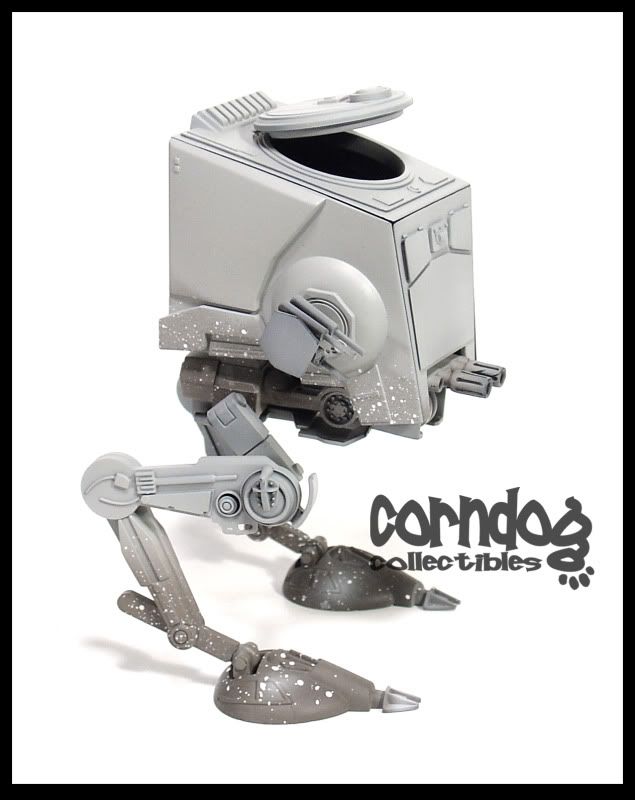 Star Wars Kubrick Medicom DX 2 BAF AT ST Imperial Scout Walker Vehicle 