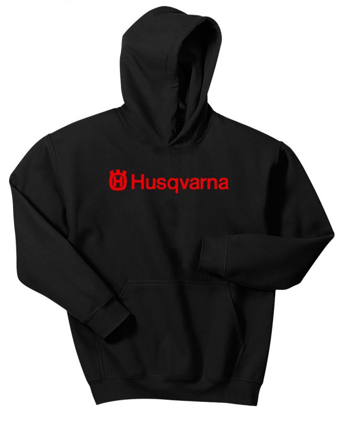 HUSQVARNA HOODIE SWEATSHIRT BLACK MX MOTOCROSS SWEAT SHIRT  