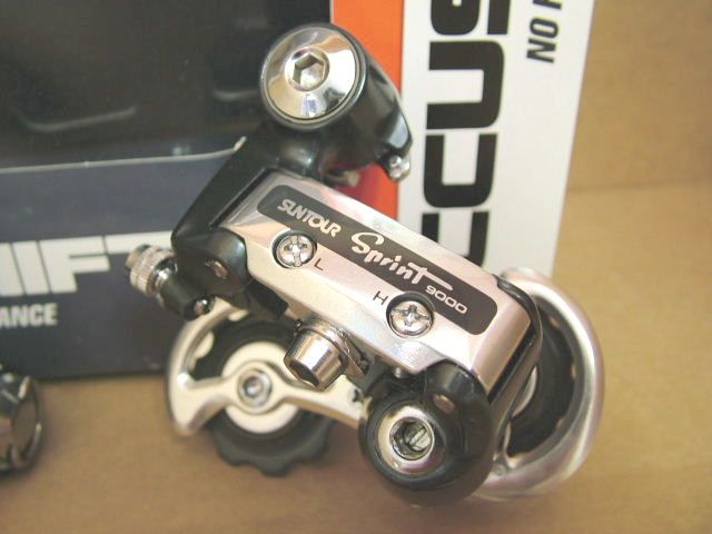 New Old Stock Suntour Sprint 9000 Shifter/Derailleur SetRetail 