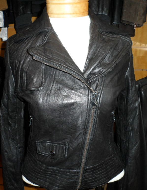 STEVE MADDEN LADIES LEATHER JACKET 60%OFF SUMMER SALE  