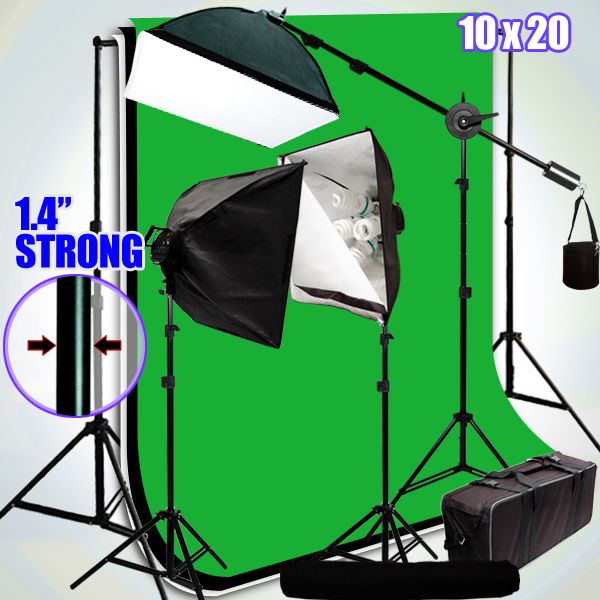 Complete Photo & Video Studio Quality Lighting Kits 847263071688 