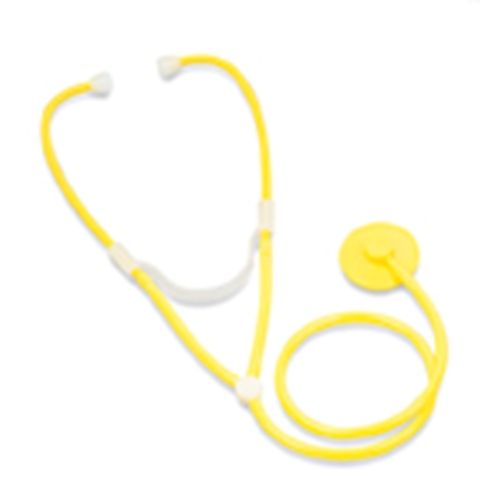 Medline MDS9543 Medical Disposable Yellow Stethoscope  