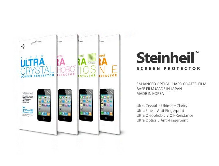 SGP STEINHEIL ULTRA CRYSTAL Screen Protector for Apple iPhone 4 (Now 