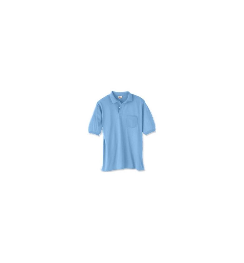 Hanes Stedman 5.5 oz., 50/50 Jersey Pocket Polo 054P  